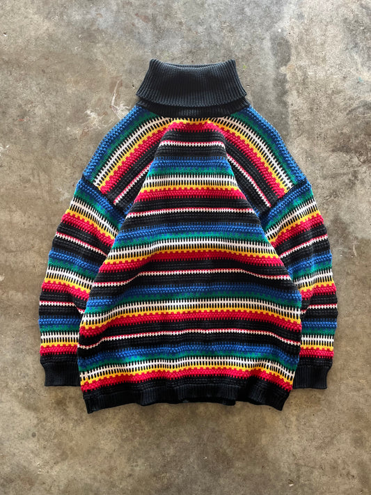 (M) Vintage Striped Sweater