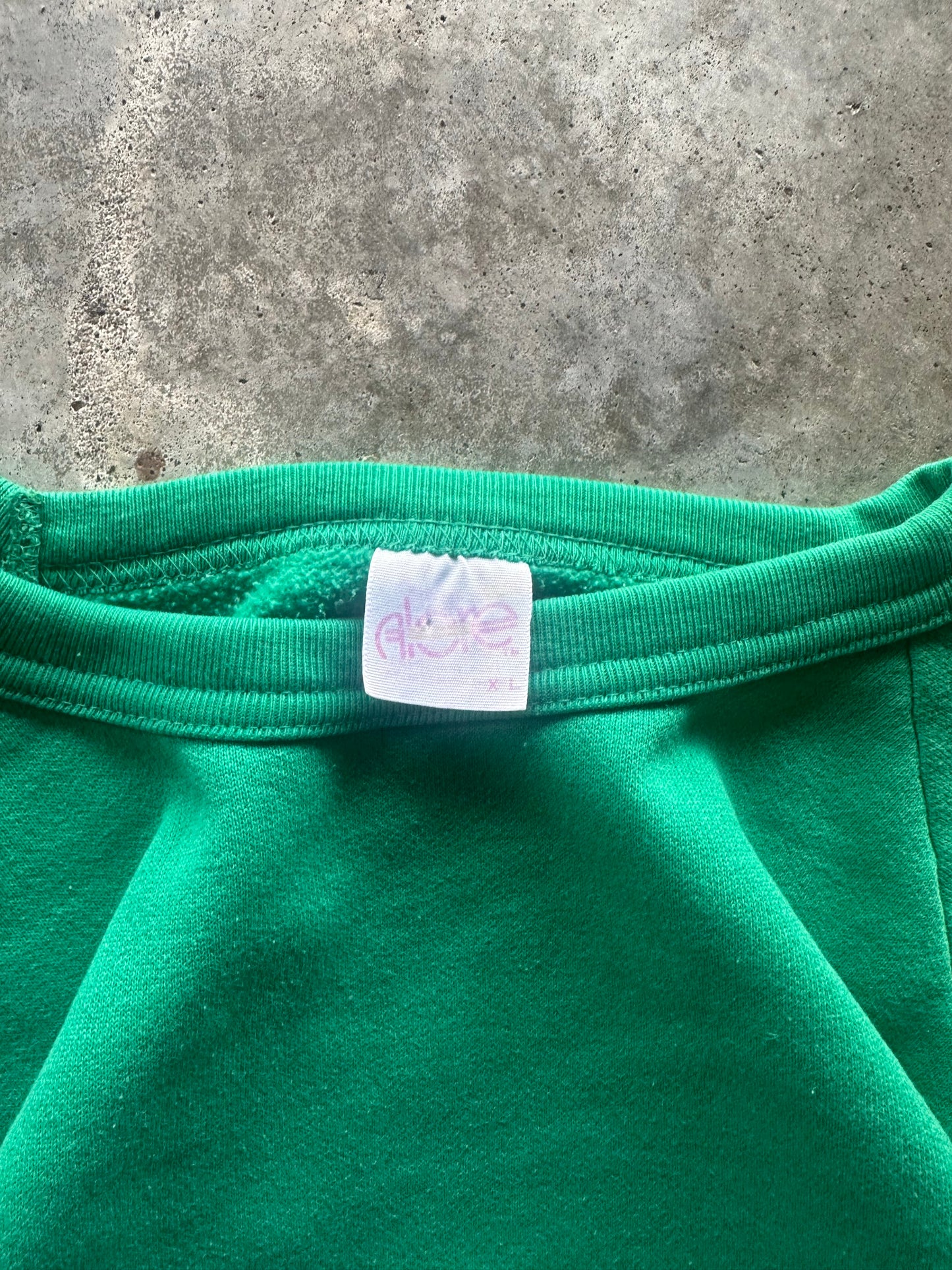 (XL) Vintage Alore Essential Green Sweatshirt