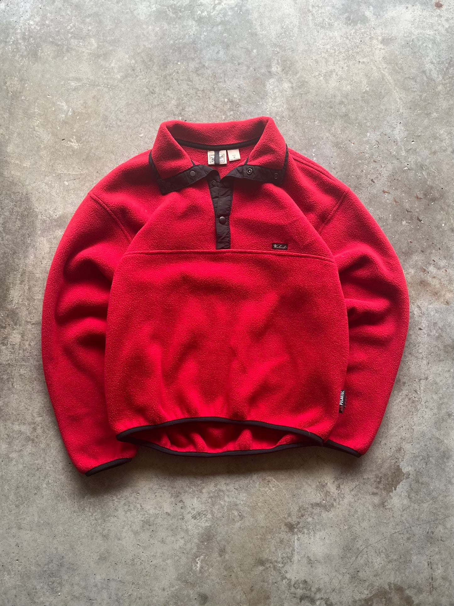 (M) Vintage Woolrich Fleece Button-Up