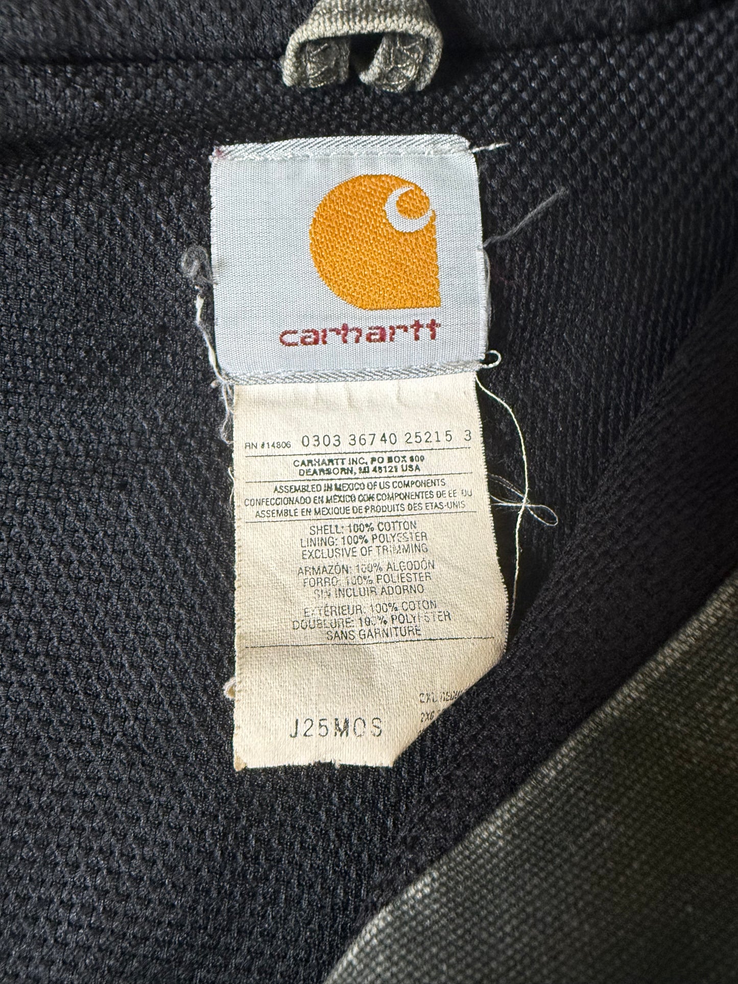 (XXL) Vintage Carhartt Hooded Jacket