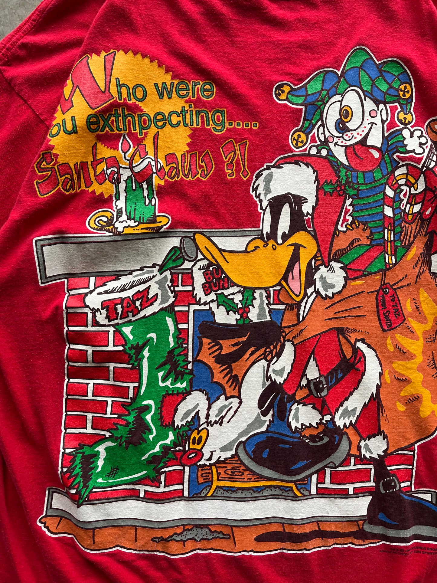 (XL) 1994 Daffy Duck Christmas Tee