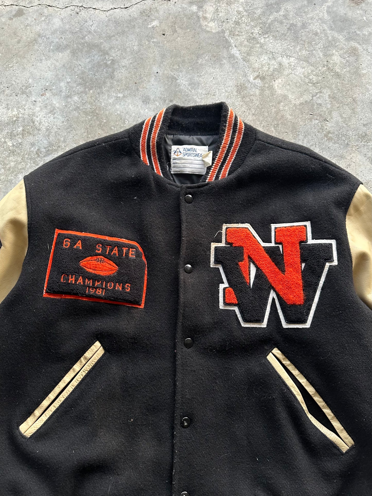 (XL) 1981 State Champion Varsity Jacket