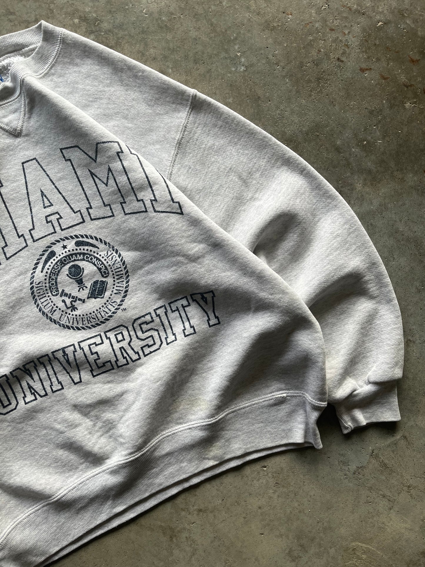 (L) Vintage Miami University Sweatshirt