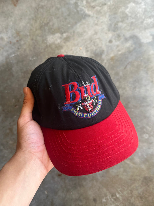 (OS) Vintage Budweiser Football Hat