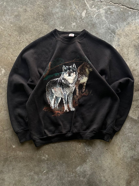 (XL) Vintage Wolves Sweatshirt