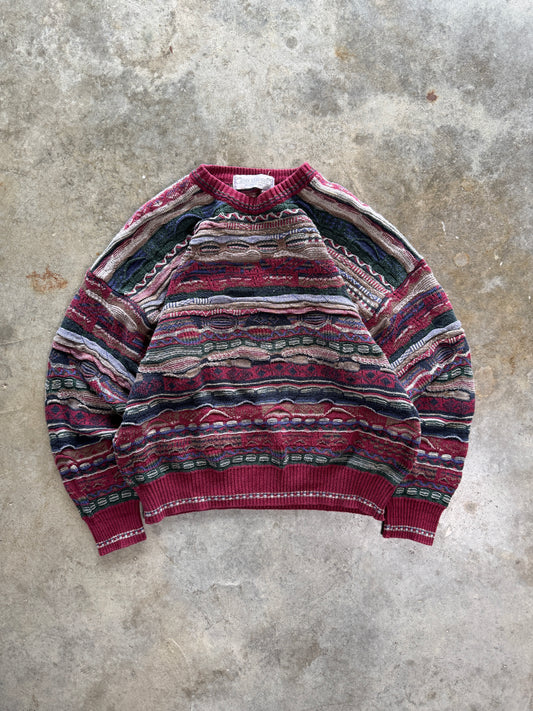 (L) Vintage Coogi-Like Sweater