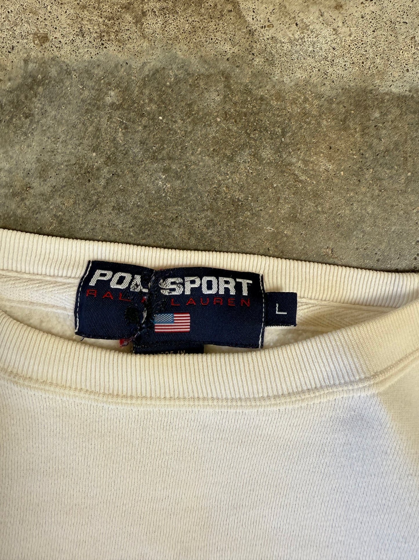 (L) Vintage Polo Sport Sweatshirt