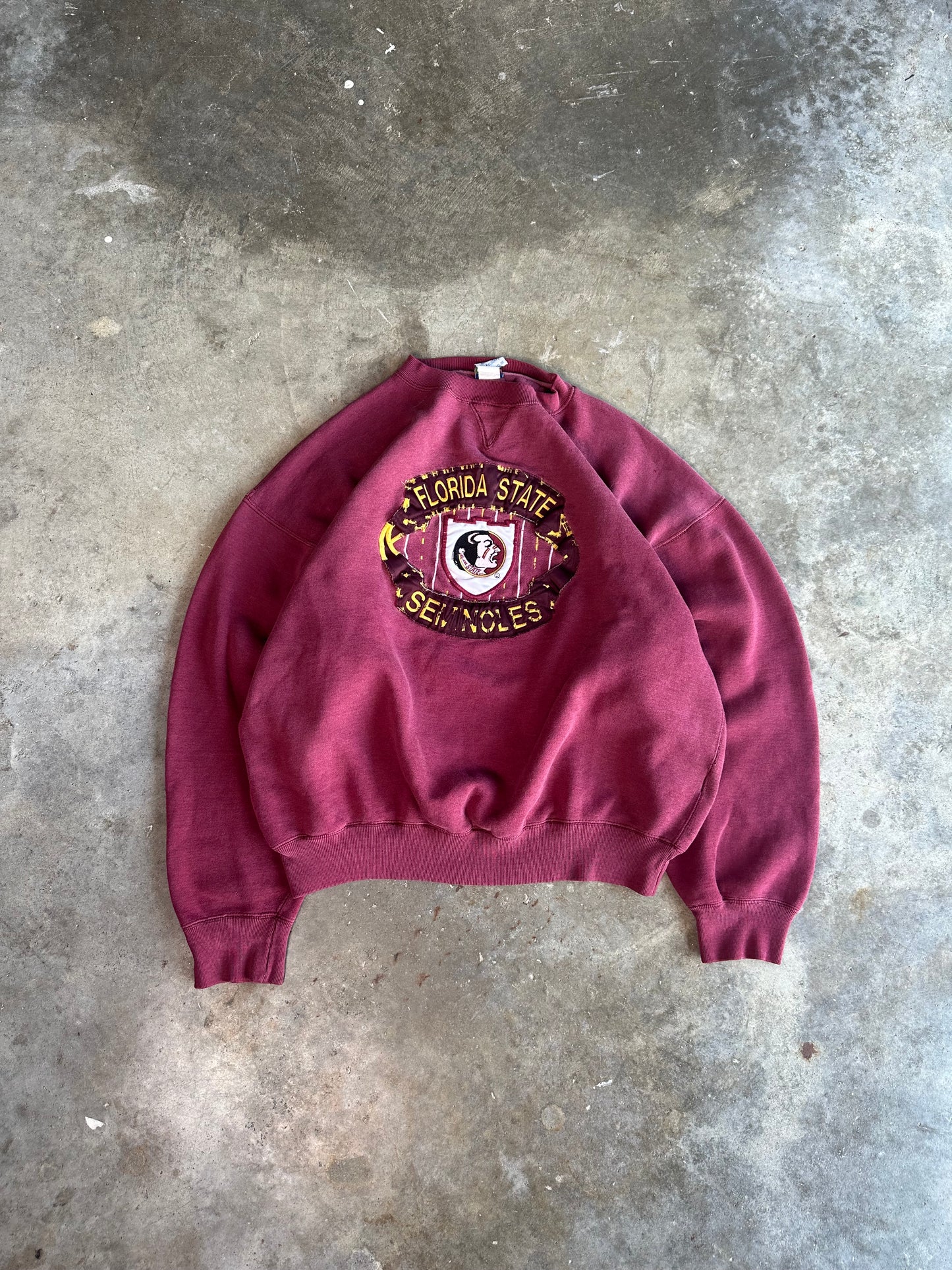 (L) Vintage 90s Florida State Thrashed Sweatshirt