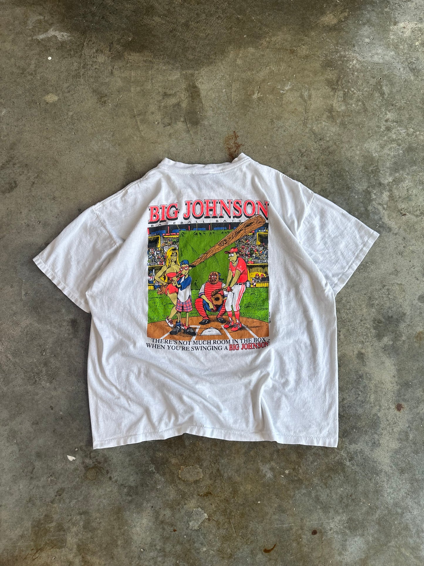 (XL) 1992 'Big Johnson' Baseball Tee