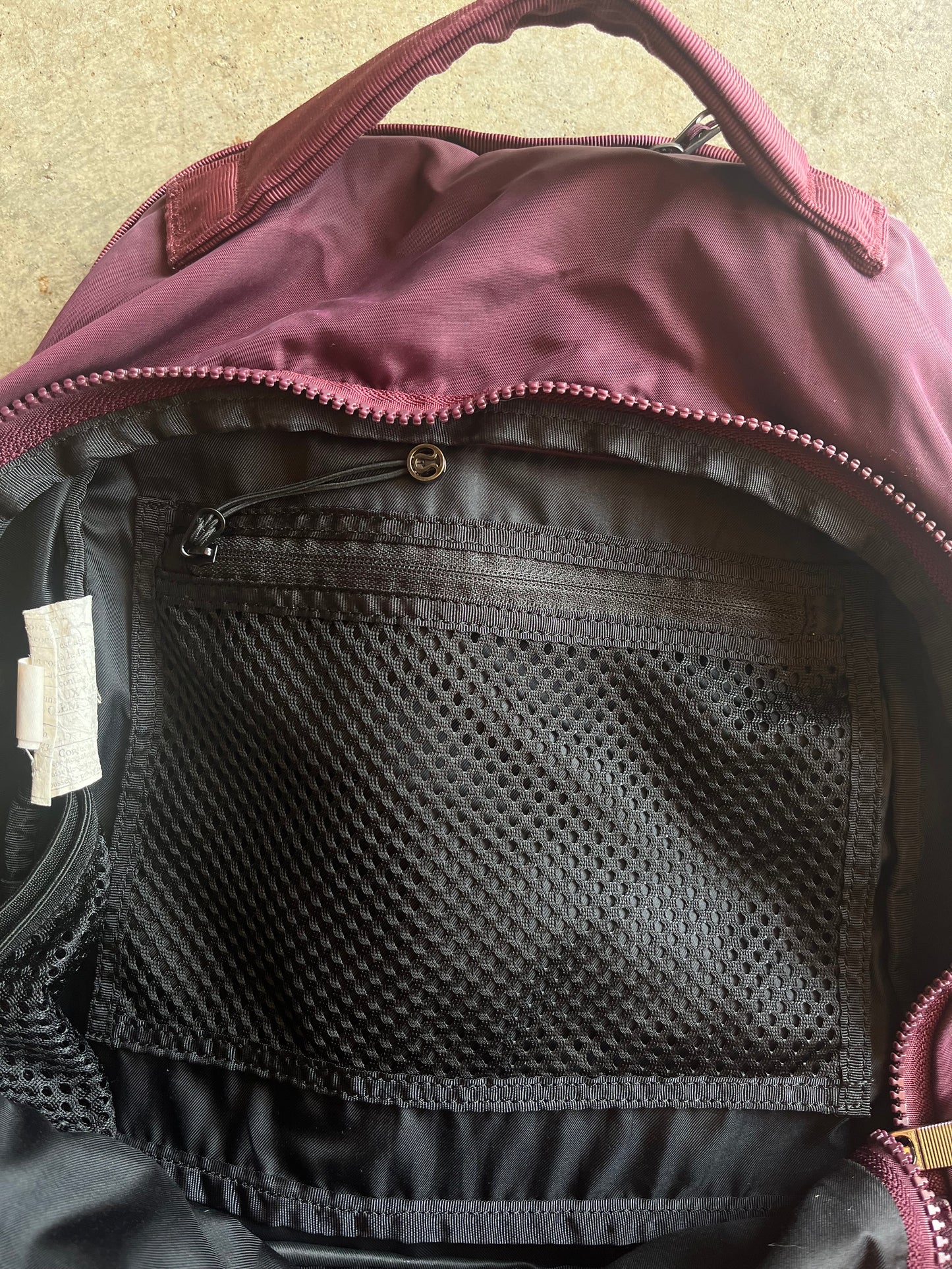 (OS) Lulu Lemon Backpack