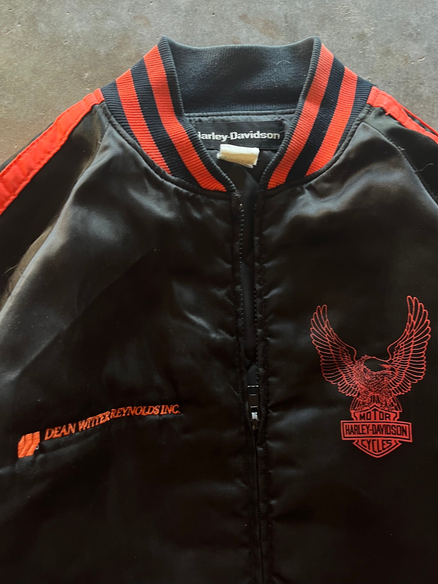 (L) Vintage Harley Davidson Nylon Jacket