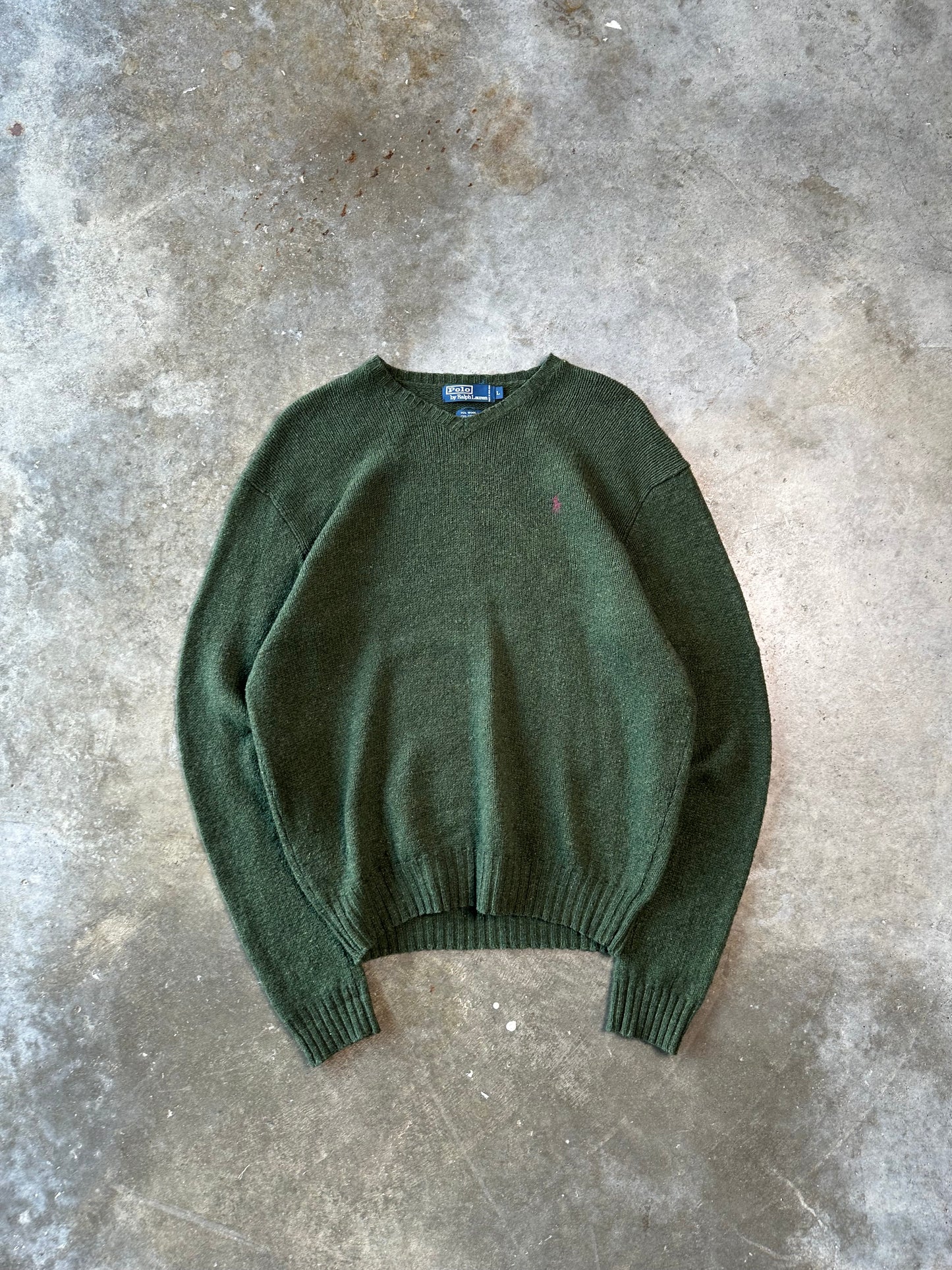 (XL) Vintage Polo Sweatshirt