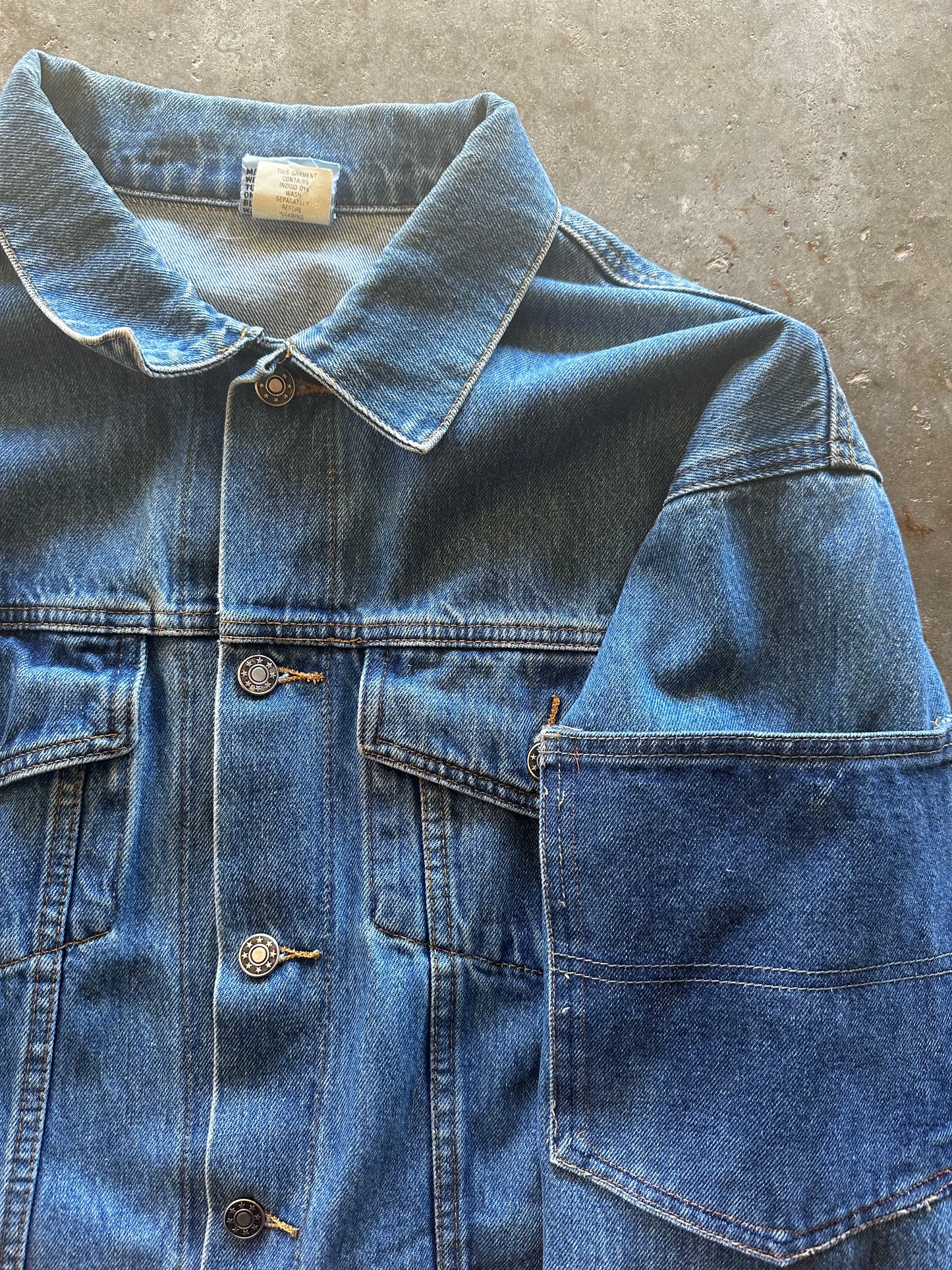 (XL) Vintage Denim Express Jacket