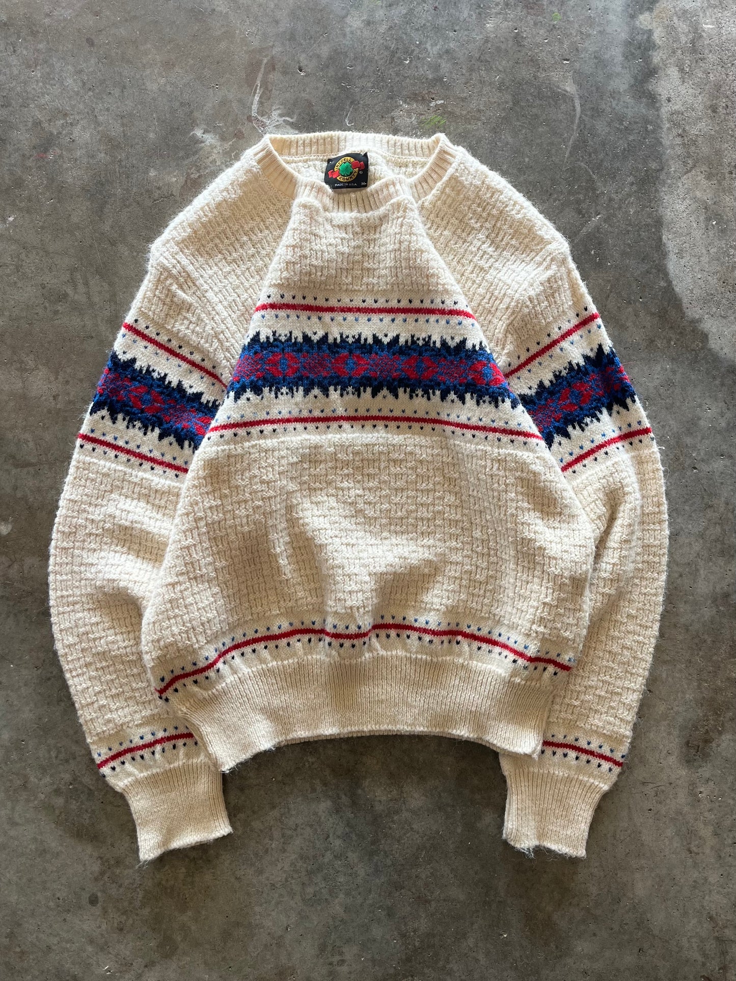 (M) Vintage Knit Sweater