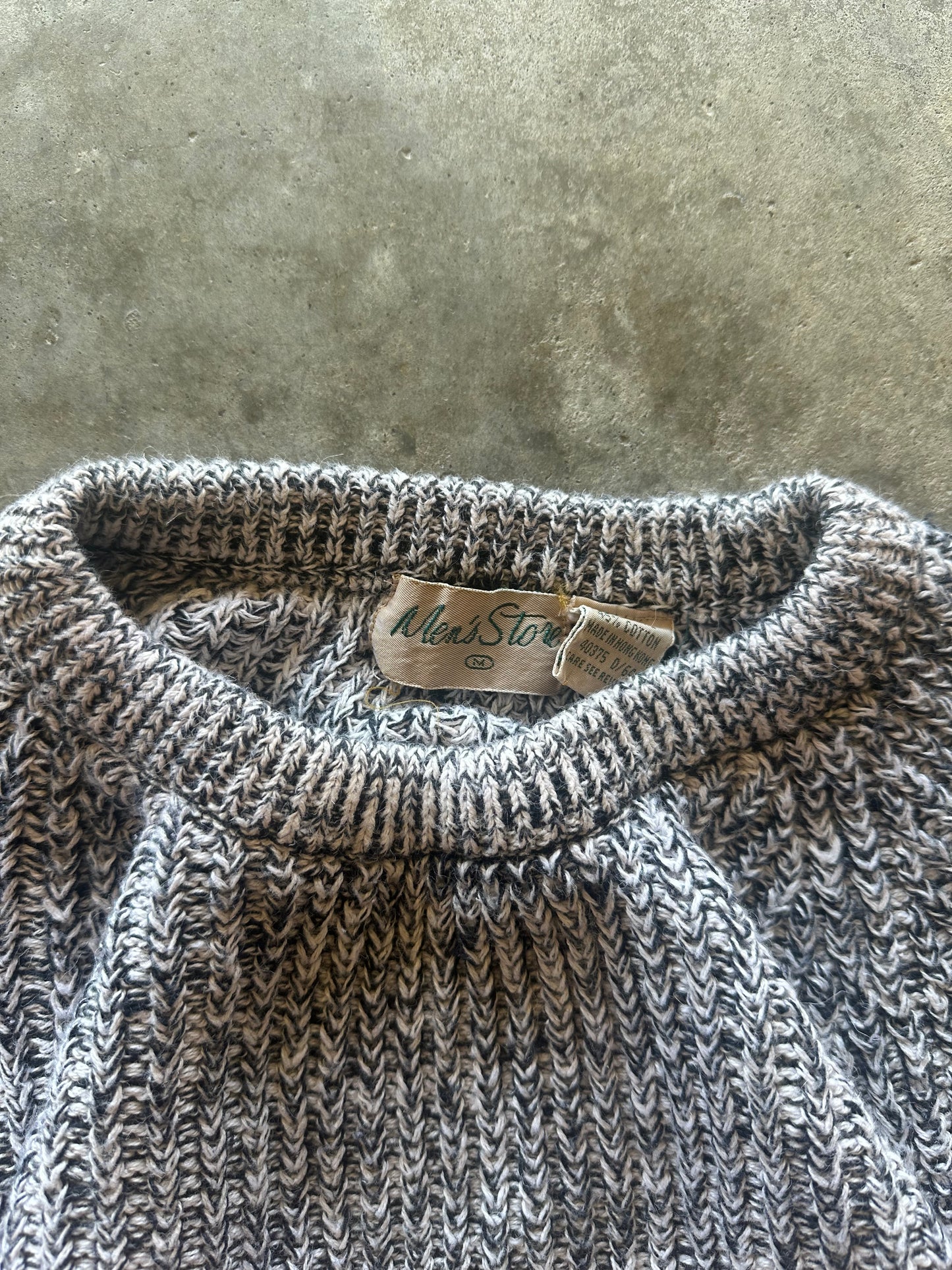 (M) Vintage Knit Sweater