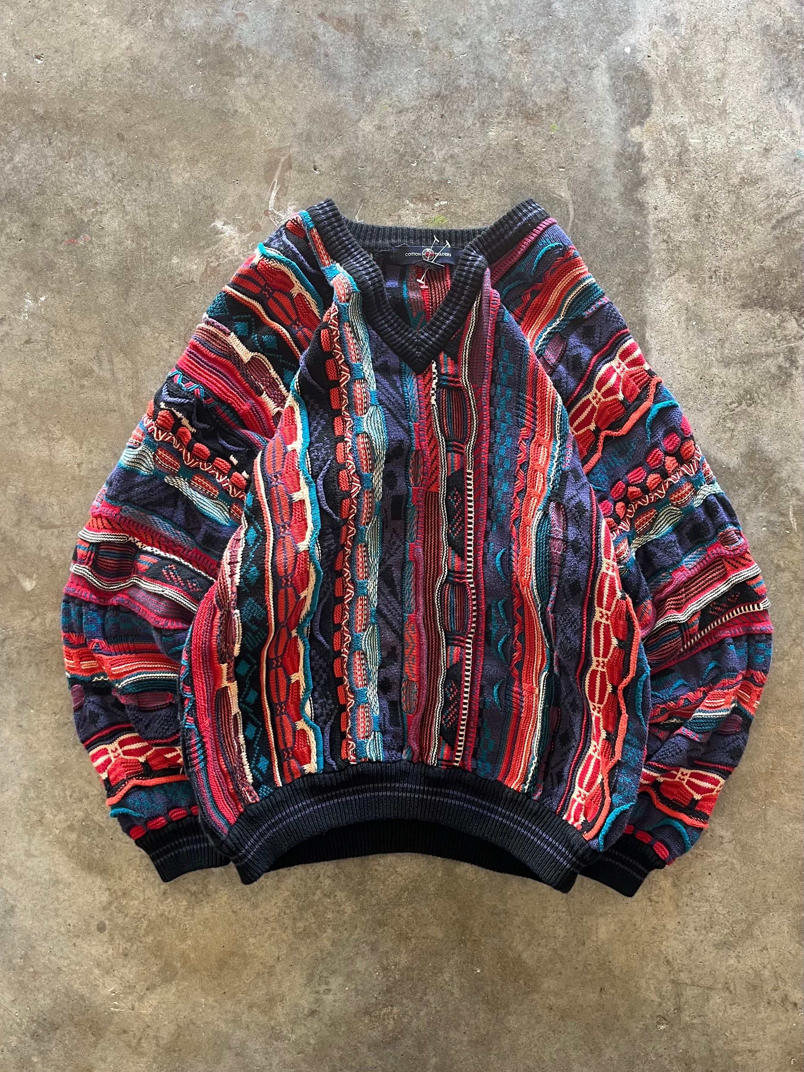 Cotton traders coogi sweater sale