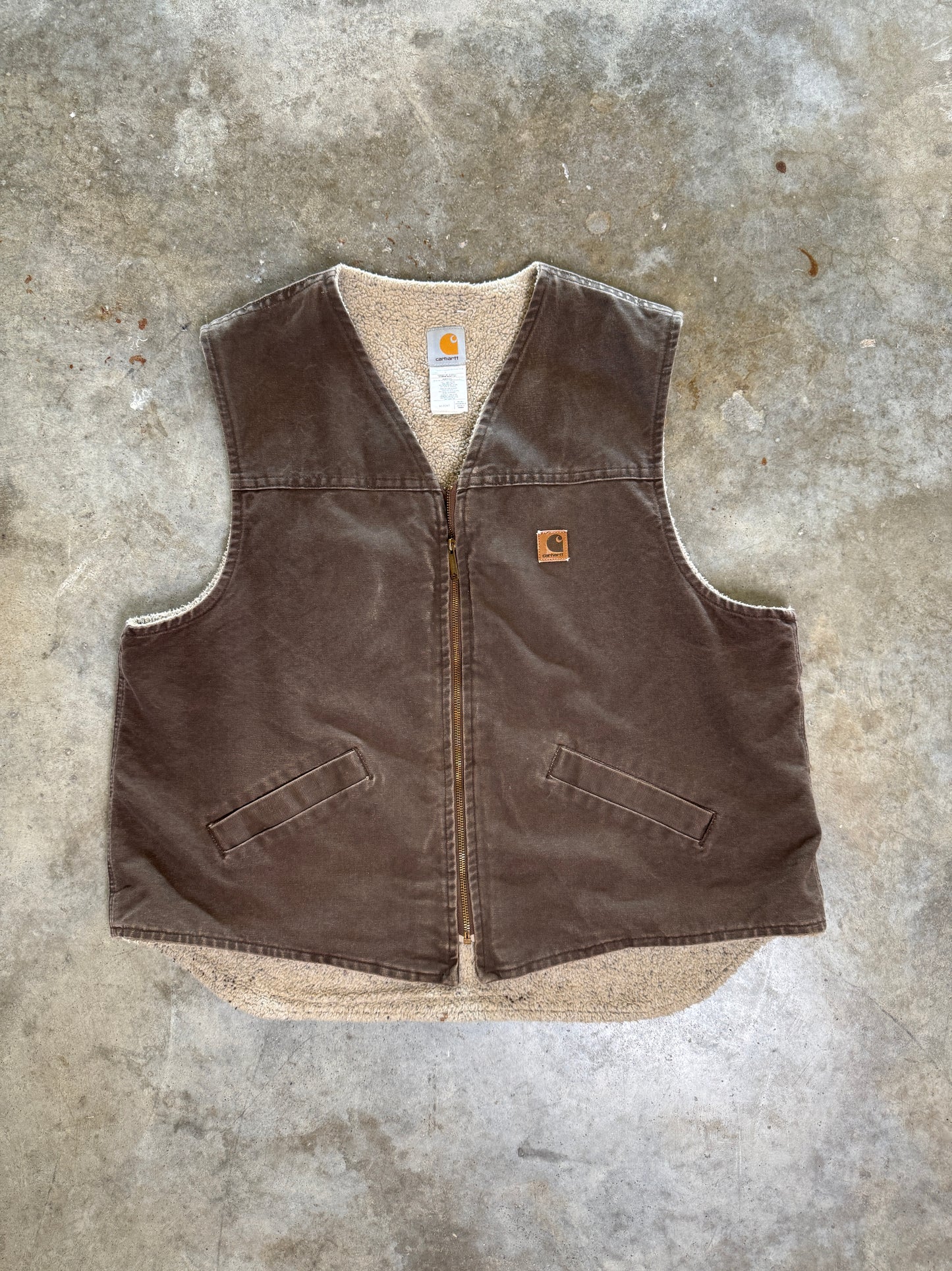 (XXL) Vintage Carhartt Wool-Interior Vest