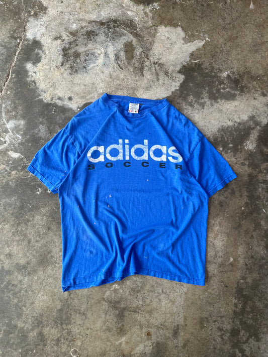 (L) Vintage Adidas Soccer Tee