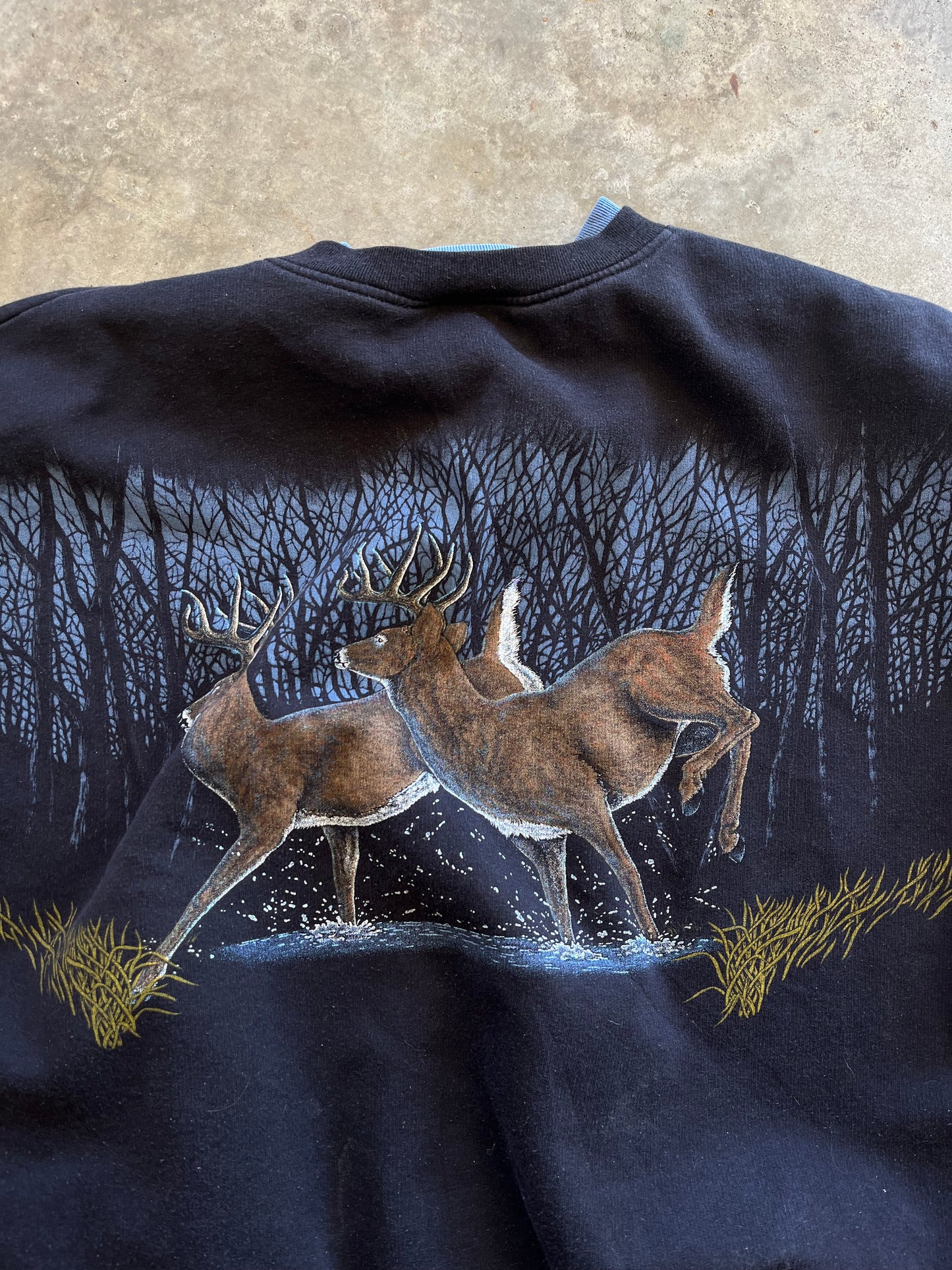 (XXL) Vintage Deer AOP Sweatshirt