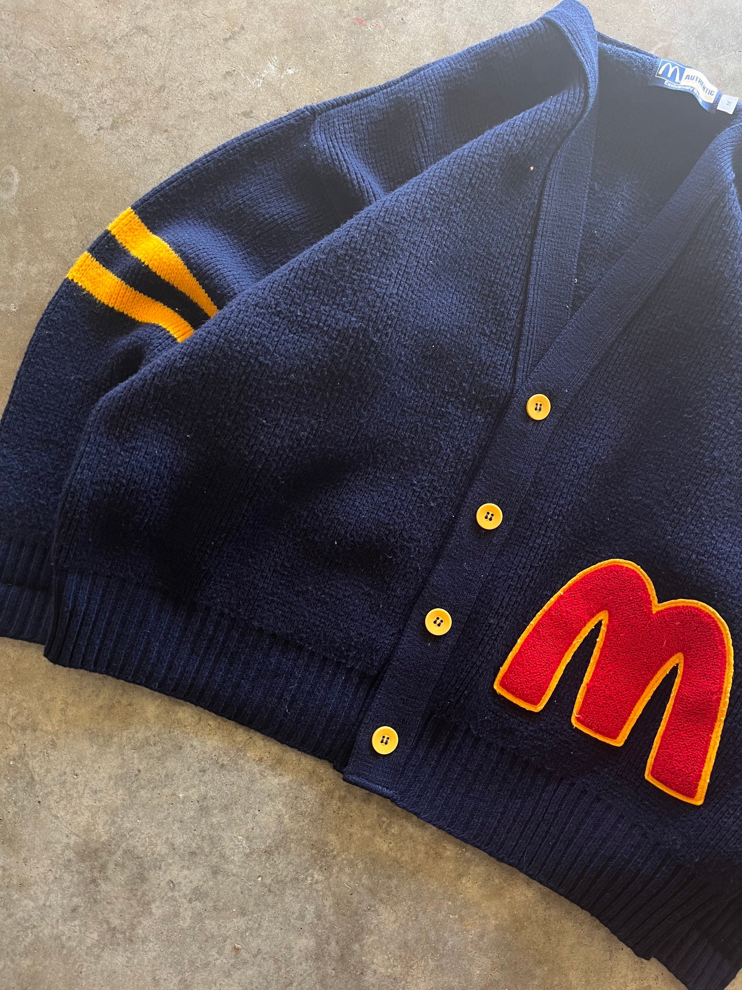 (M) Vintage McDonalds Cardigan