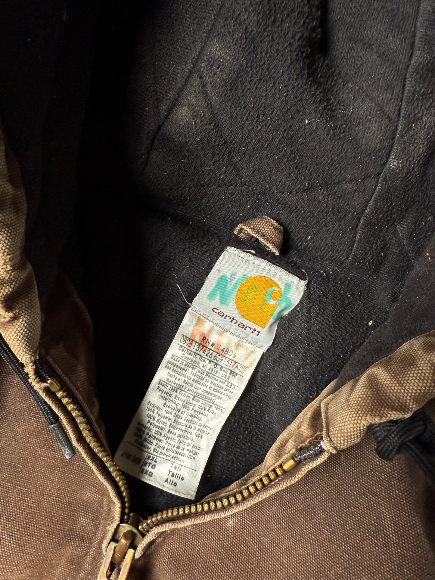 (XXL) Vintage Carhartt Hooded Jacket