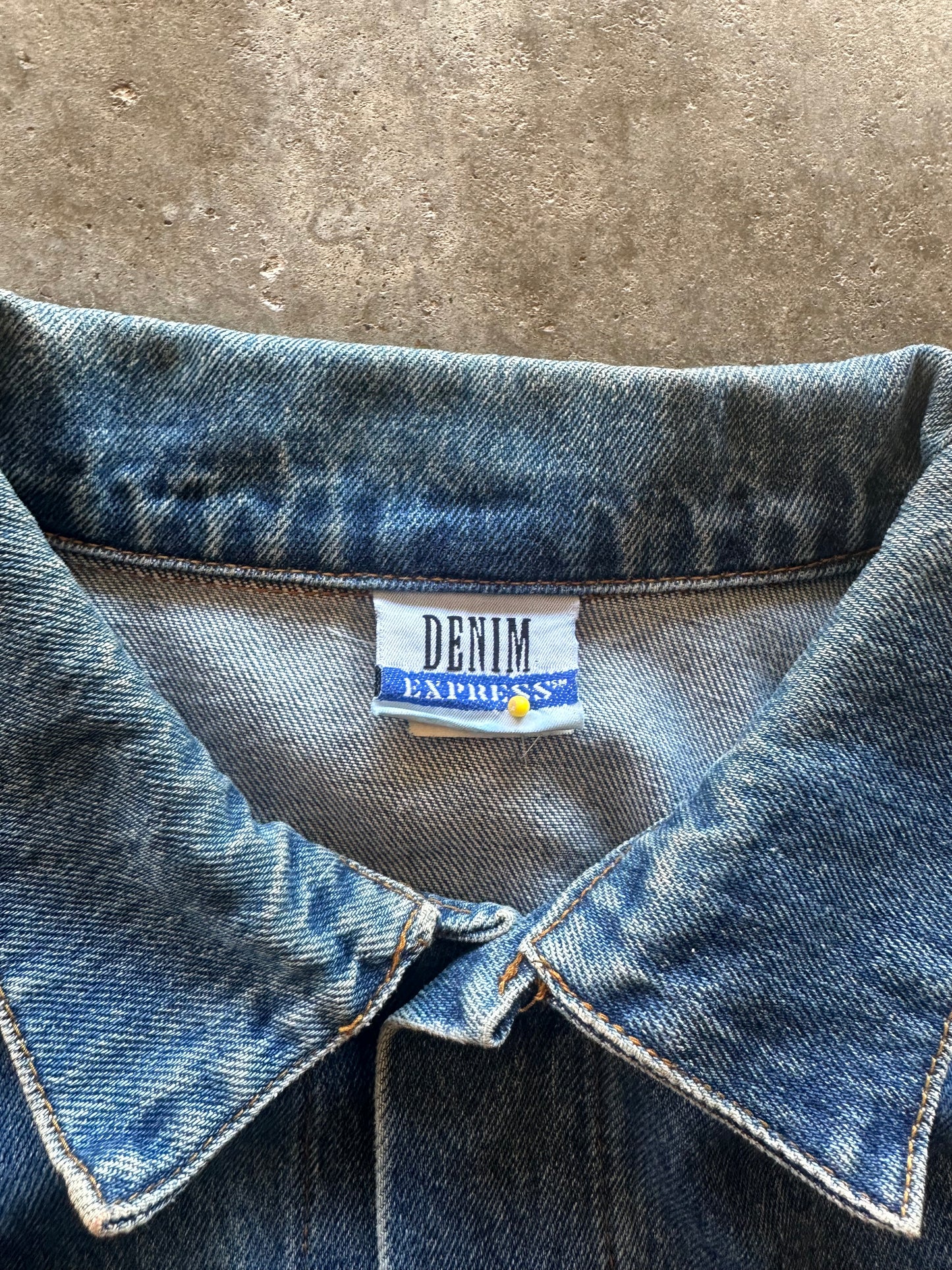 (XL) Vintage Denim Express Jacket