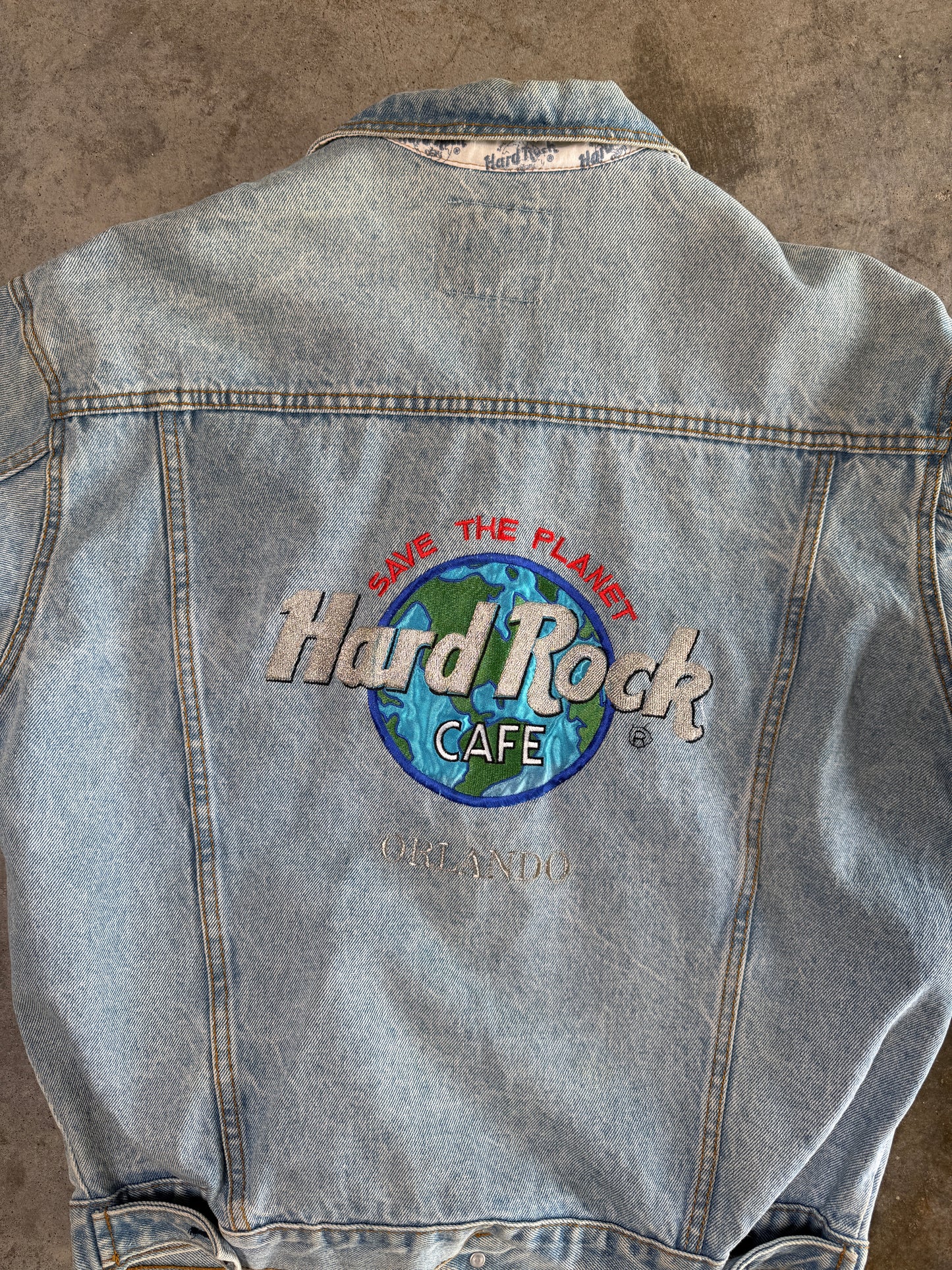 (M) Hard Rock Cafe Denim Jacket