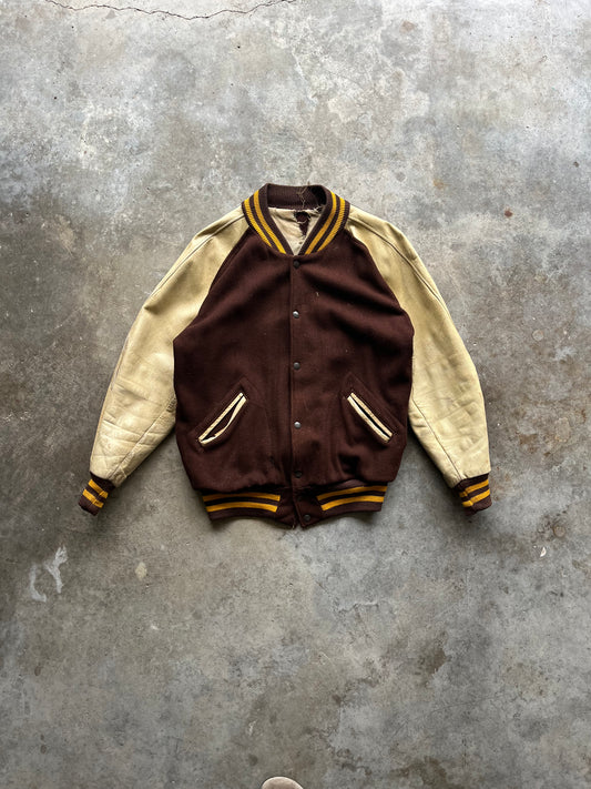 (L) Vintage 80s Varsity Jacket