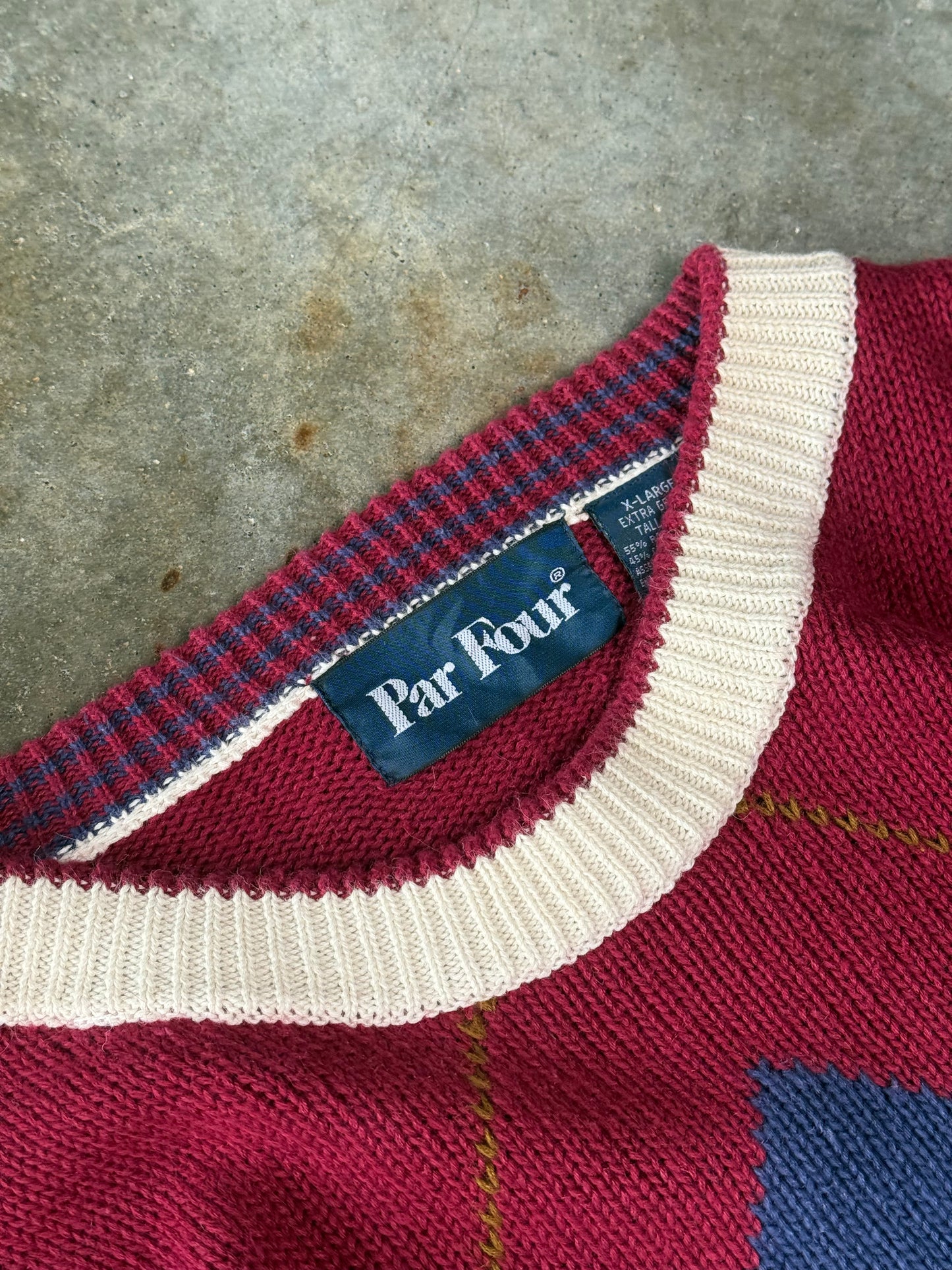 (XL) Vintage Golf Sweater