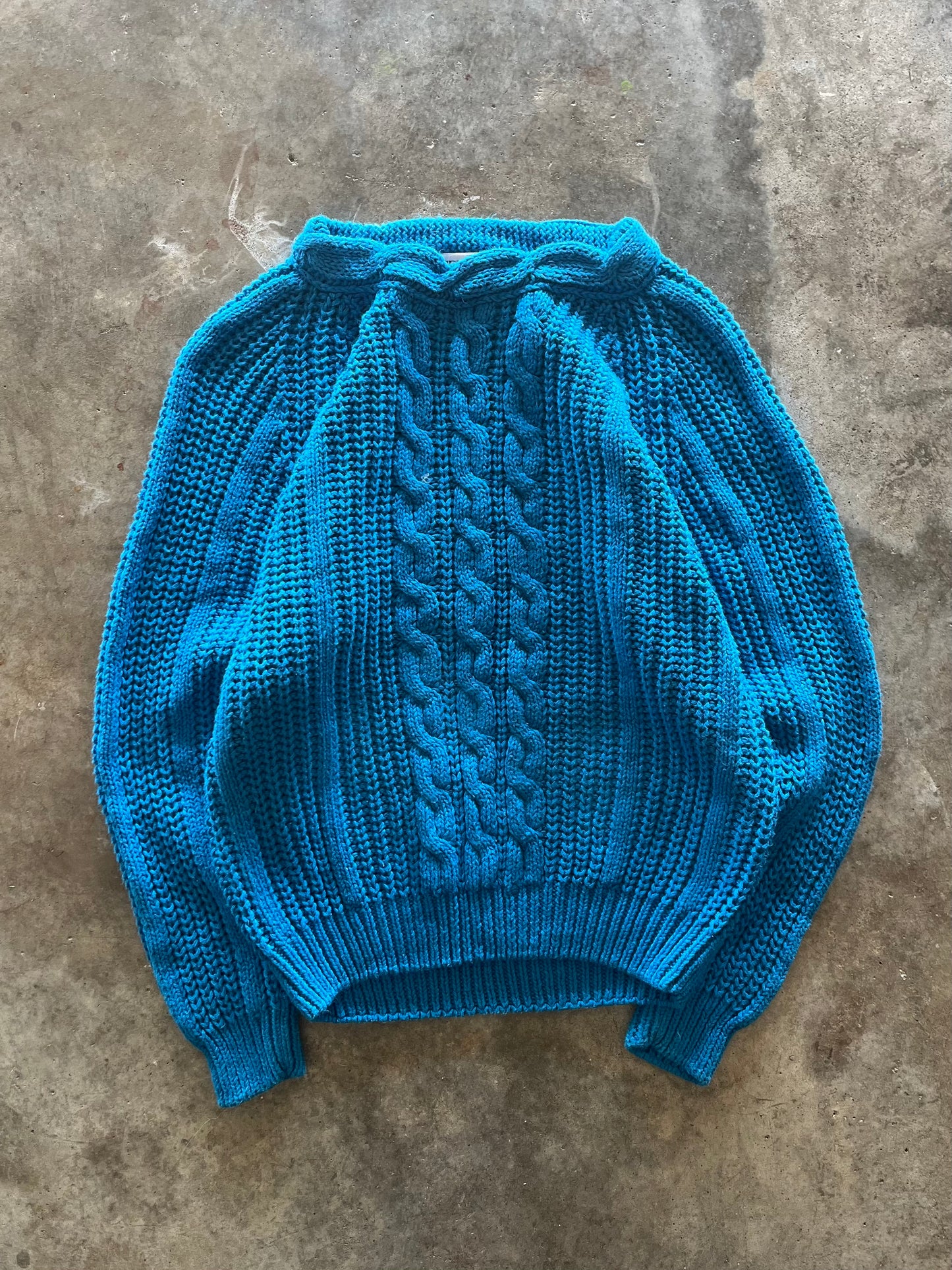 (M) Vintage Heavy-Knit Sweater