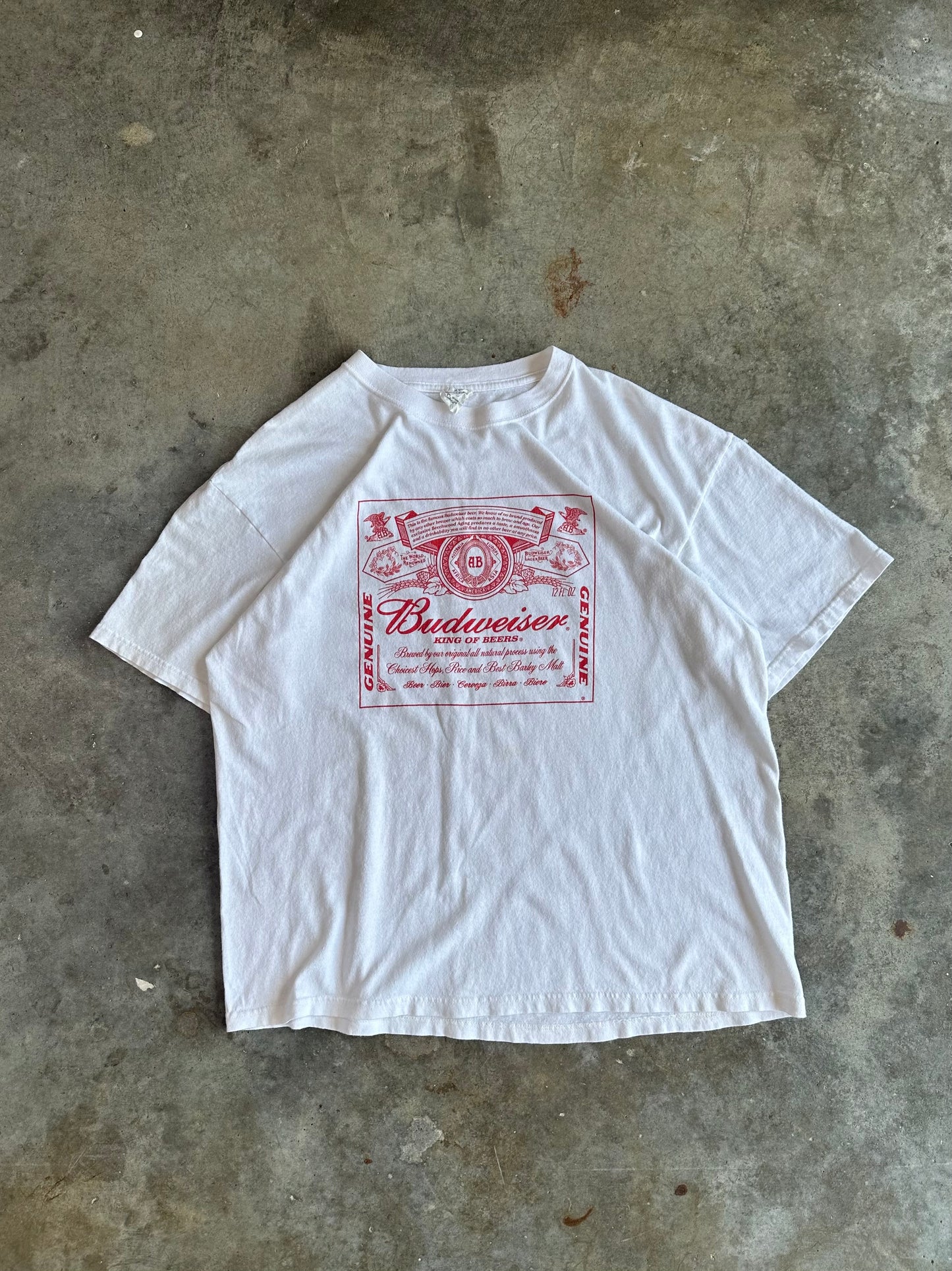 (XL) Vintage Budweiser Tee