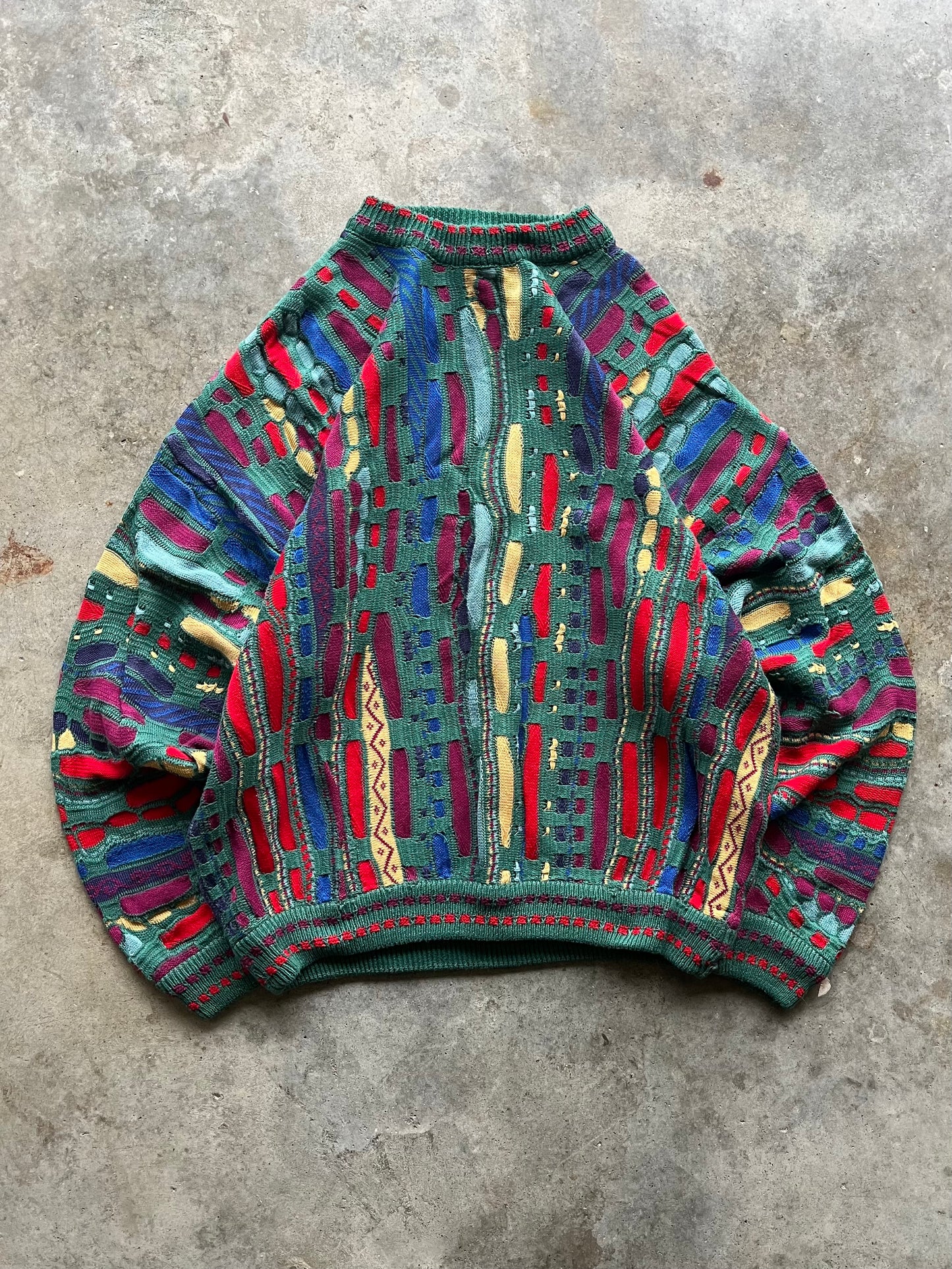 (L) Vintage Coogi-Like Sweater