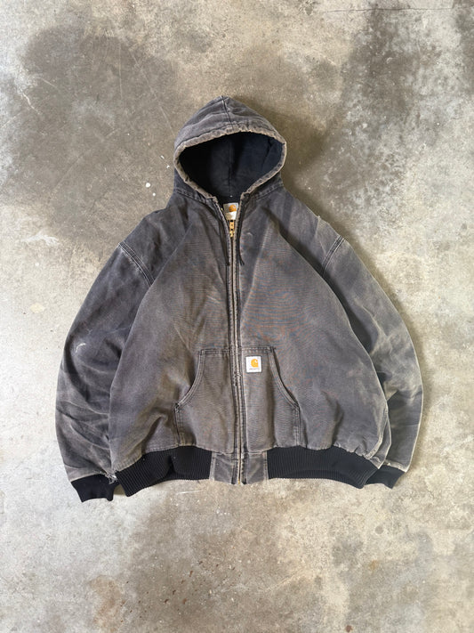 (XXL) Vintage Carhartt Hooded Jacket