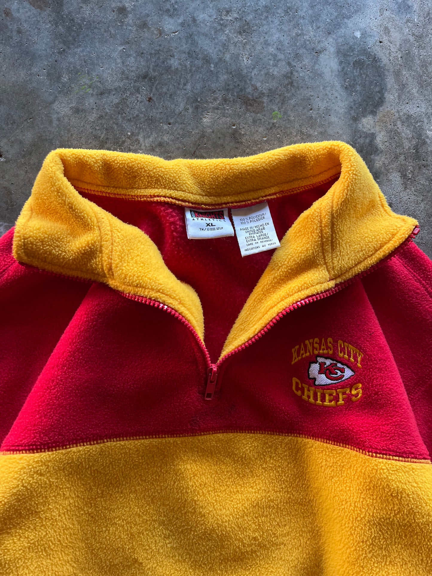 (XL) Vintage Chiefs Quarter-Zip