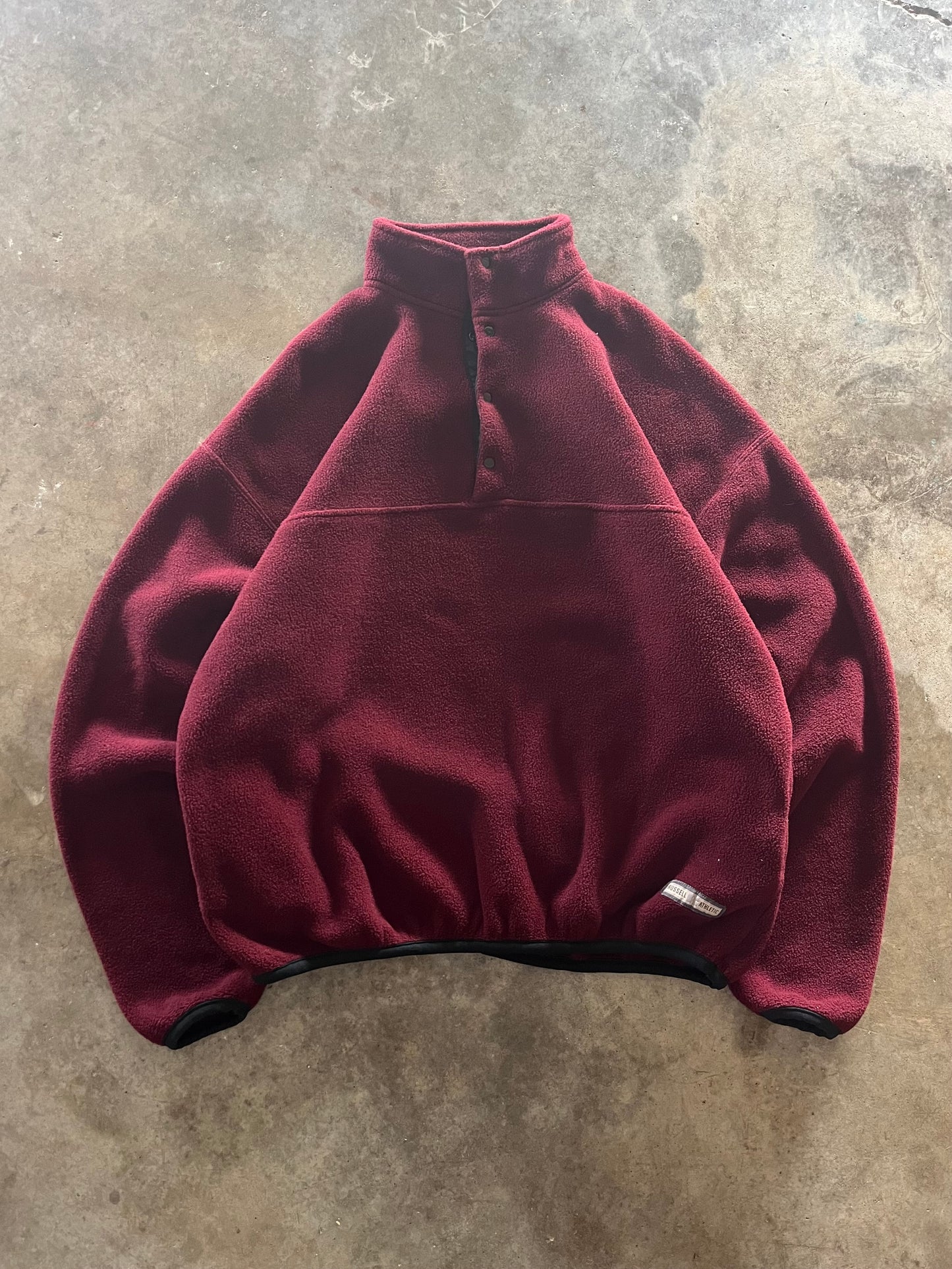 (XL) Vintage Russell Athletic Fleece Quarter-Zip