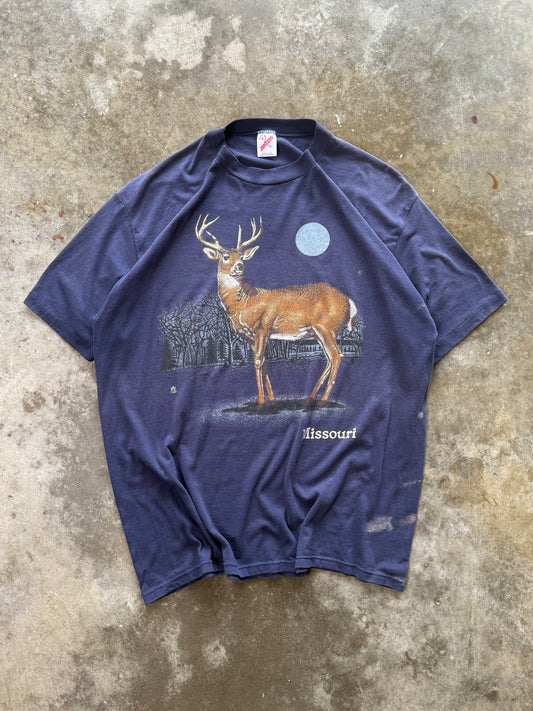 (XL) Vintage Bleached Deer Tee