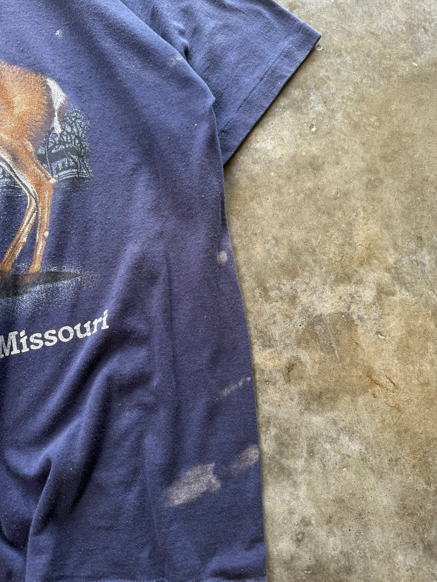 (XL) Vintage Bleached Deer Tee