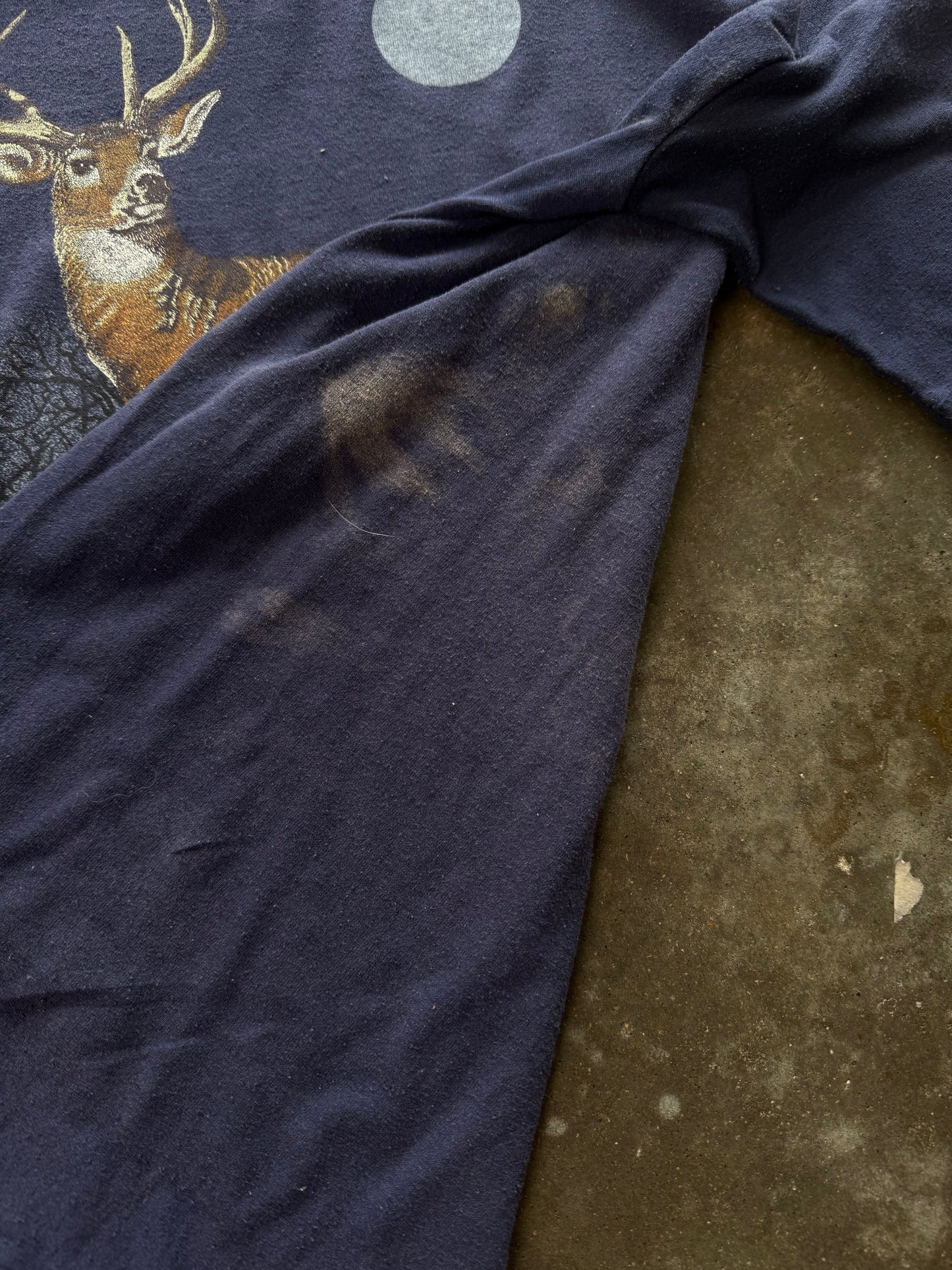 (XL) Vintage Bleached Deer Tee