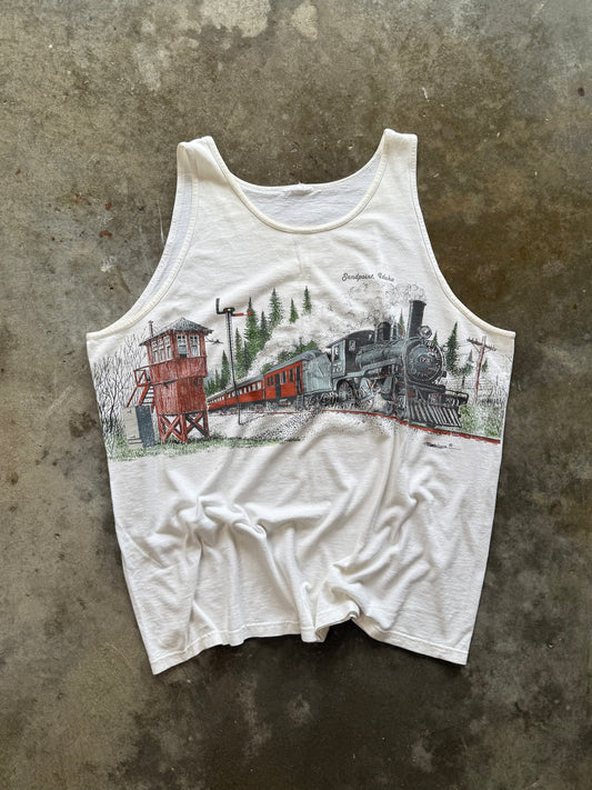 (XL) Vintage Train Tank-Top