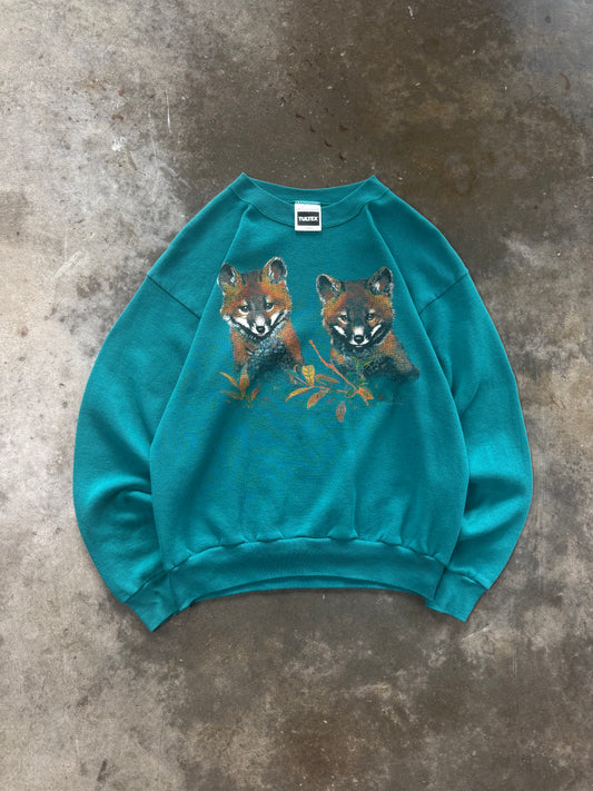 (L) Vintage Foxes Sweatshirt