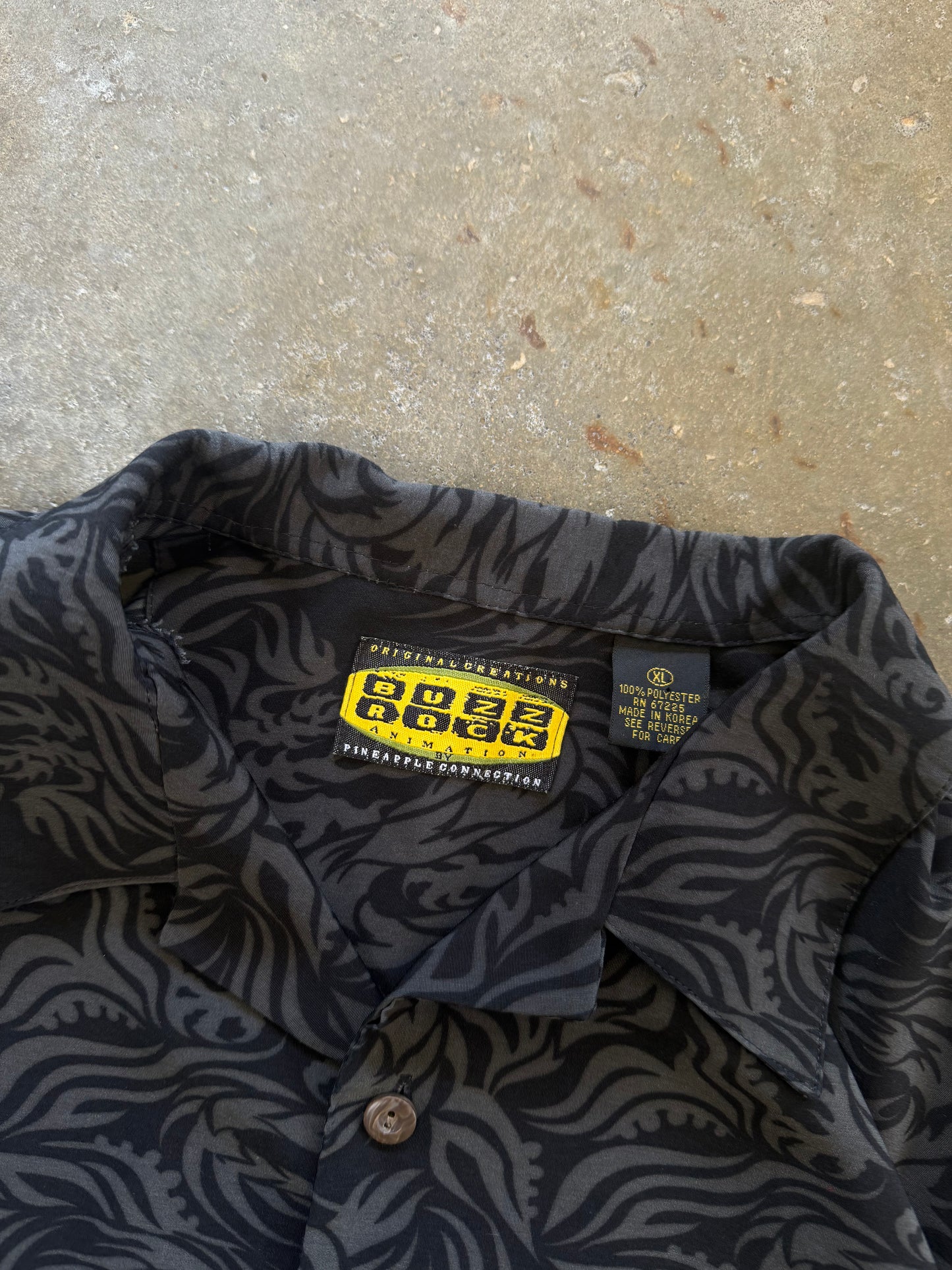 (XL) 00s Flame Button-Up