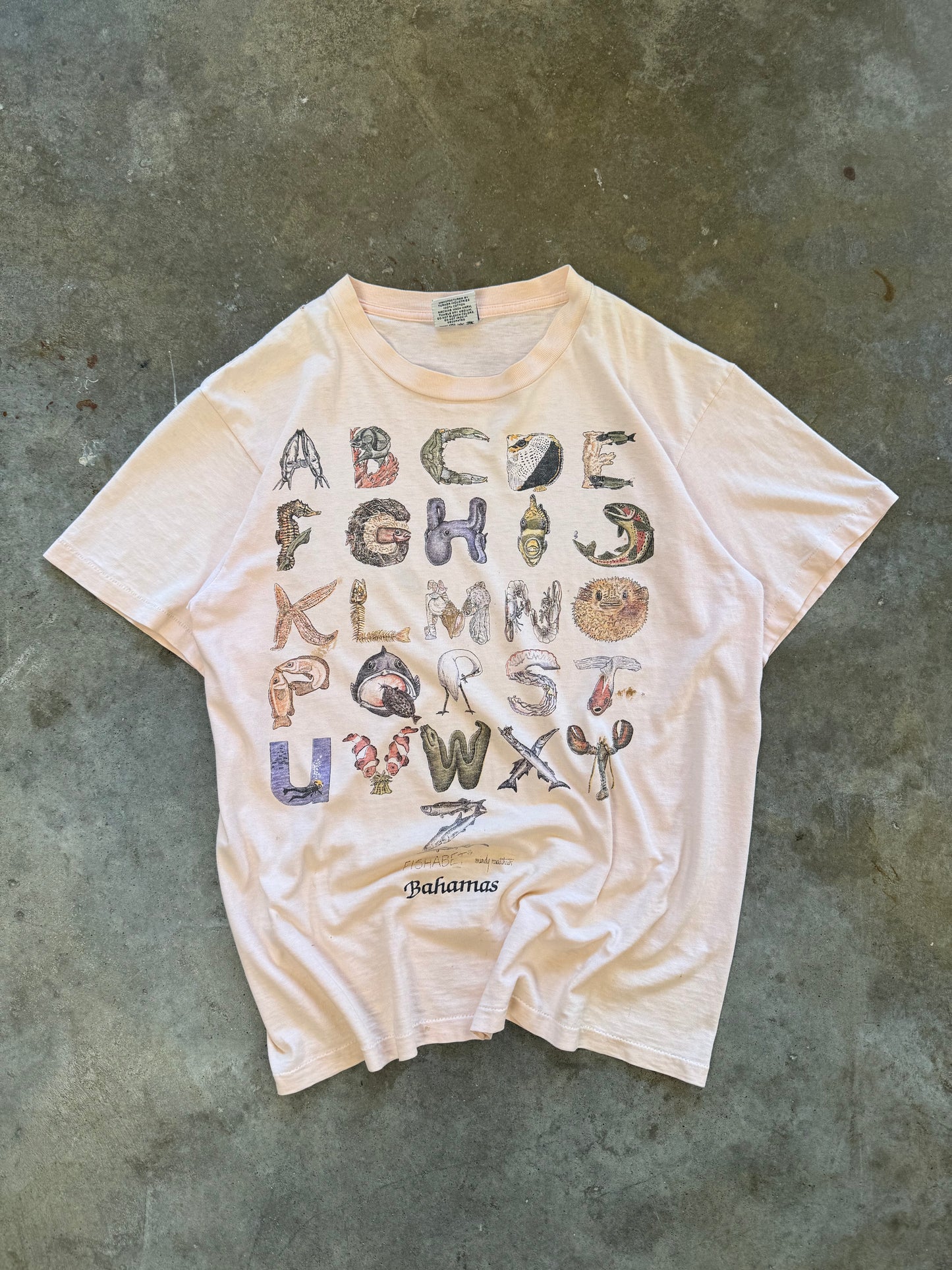 (L) Vintage Fish Tee