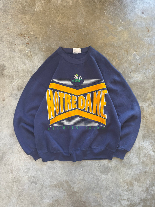 (L) Vintage Norte Dame Sweatshirt