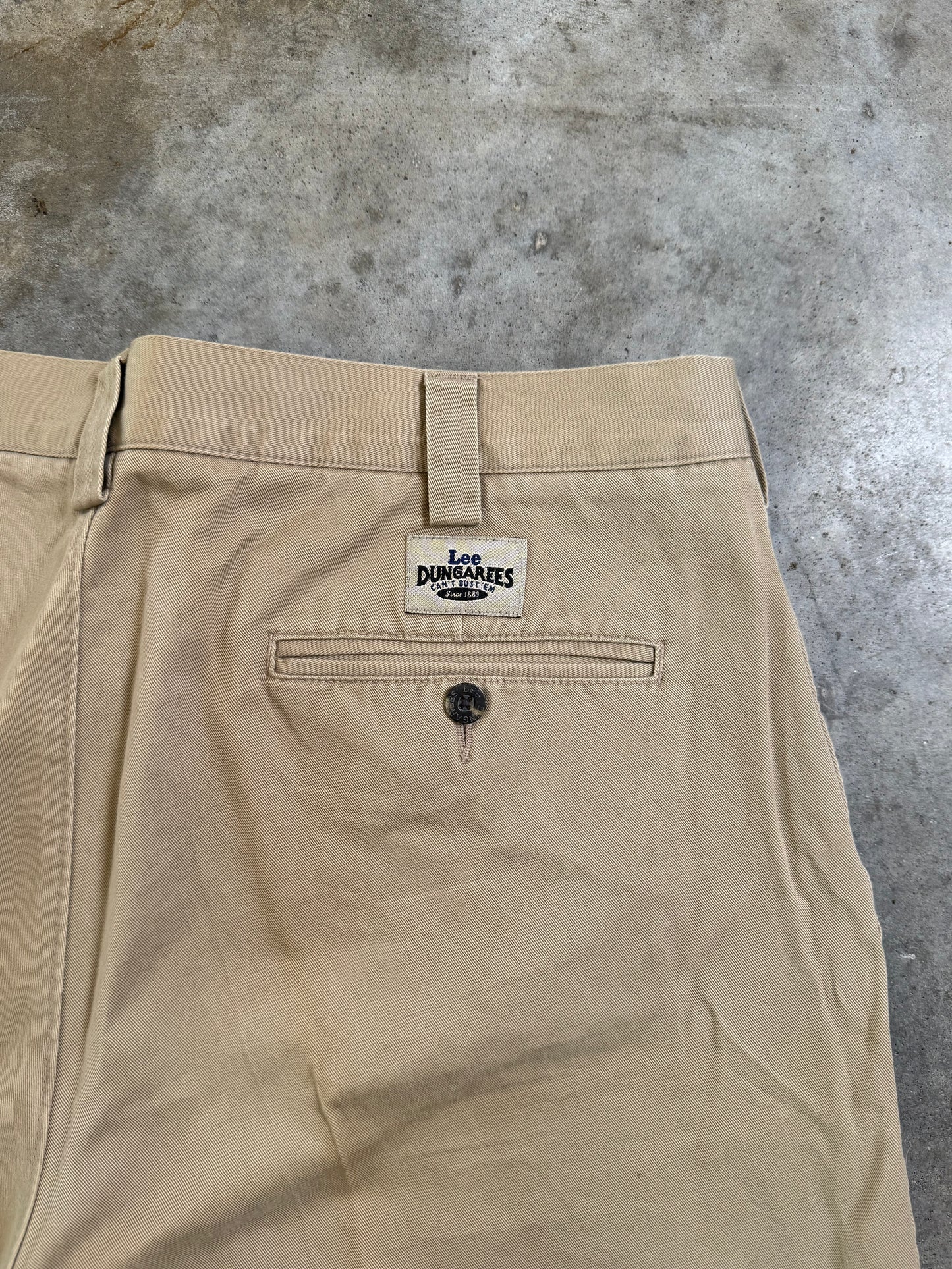 (36) Vintage Lee Dungaree Shorts