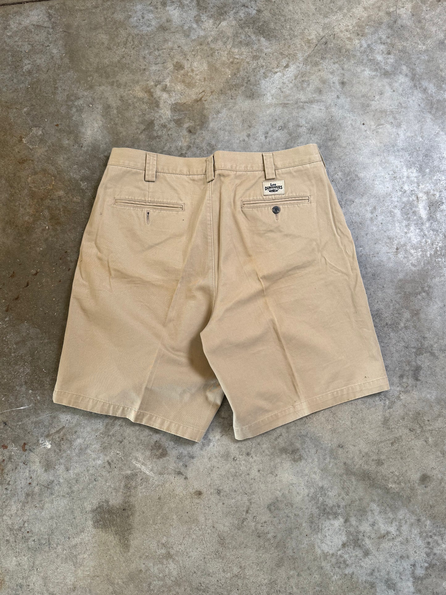 (36) Vintage Lee Dungaree Shorts