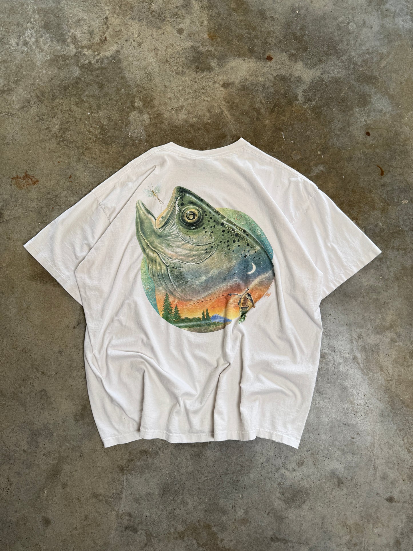(XXL) Vintage Fish Tee