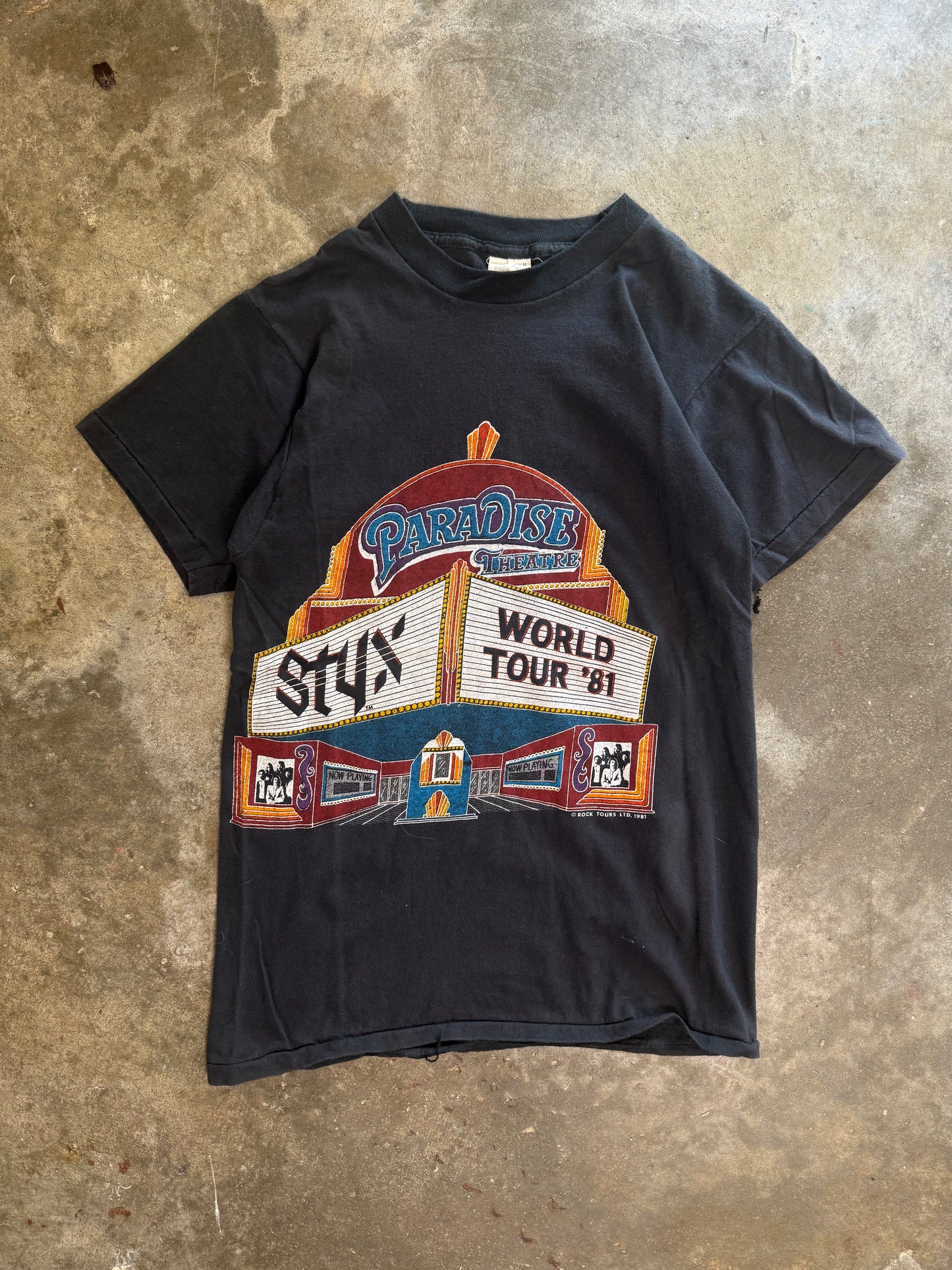 (M) Vintage 1981 Styx Band Tee