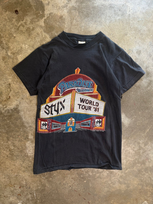 (M) Vintage 1981 Styx Band Tee
