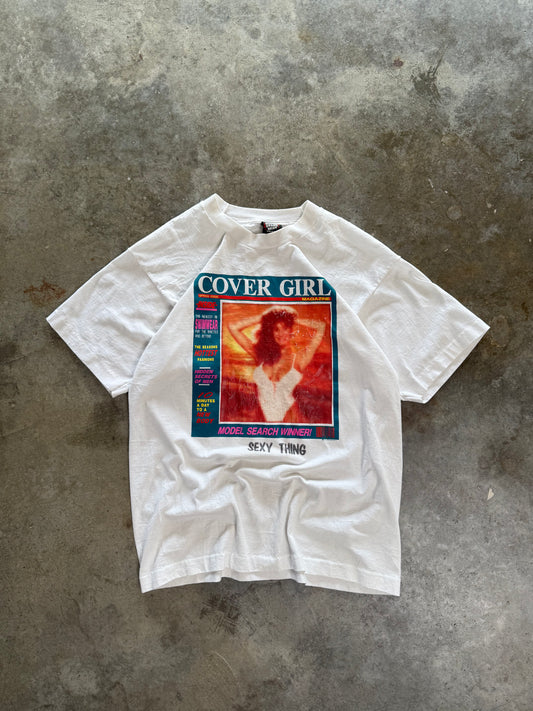 (L) Vintage Cover Girl Tee