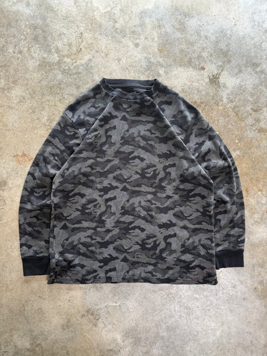 (XL) 00s Eckõ Camo Longsleeve